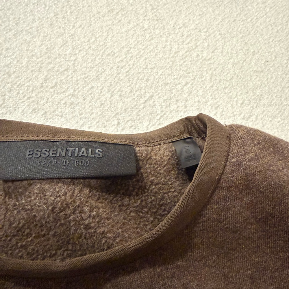 Essentials Sweatshirt Brown - Picture 3 of 7